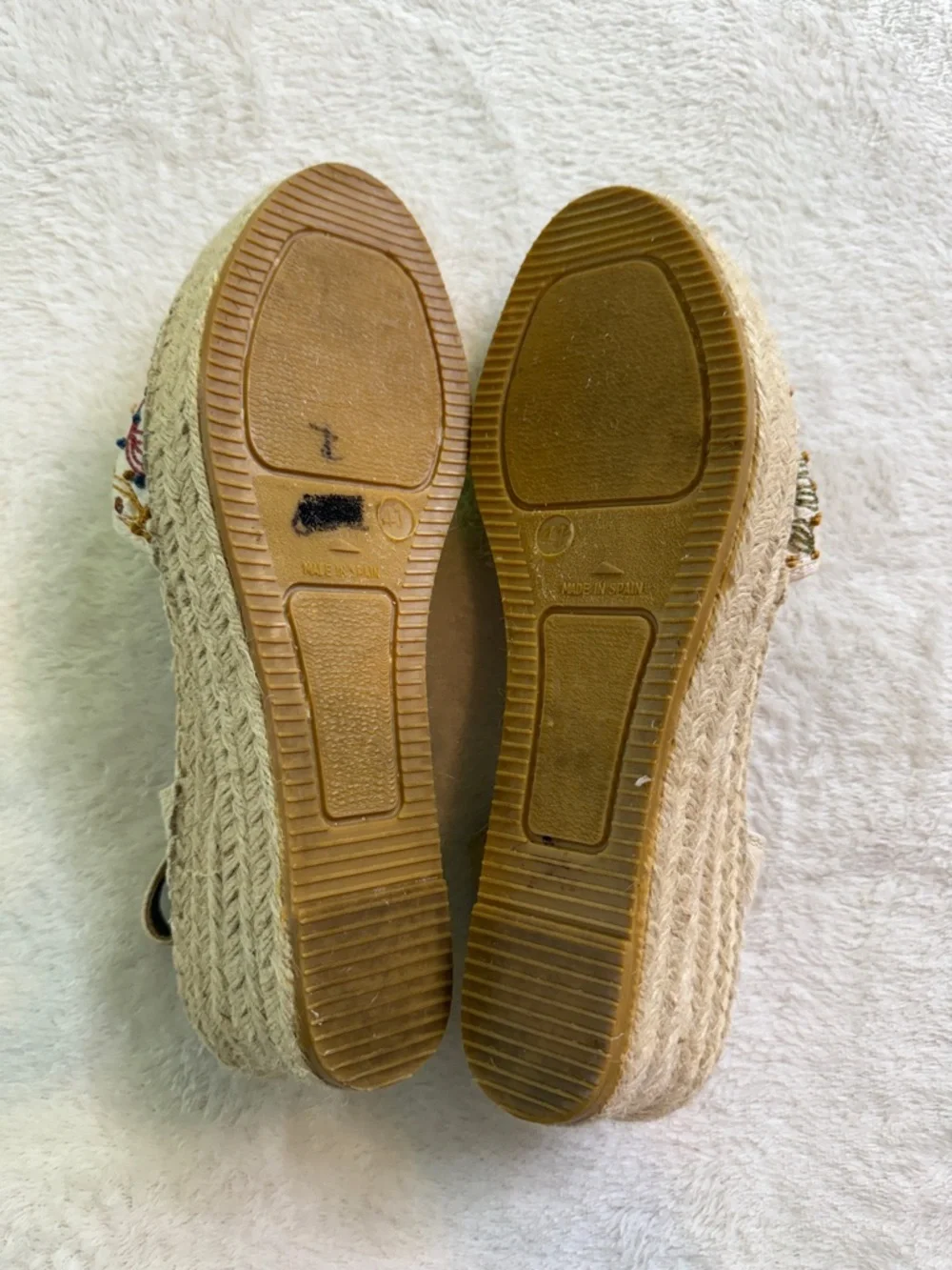 Vidoretta Embroidered Espadrille Wedges Boho Spanish Platform Sandals